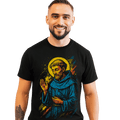 Camiseta Masculina Algodão São Francisco De Assis Estampa