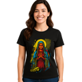 Camiseta Feminina Algodão Básica Santa Sara