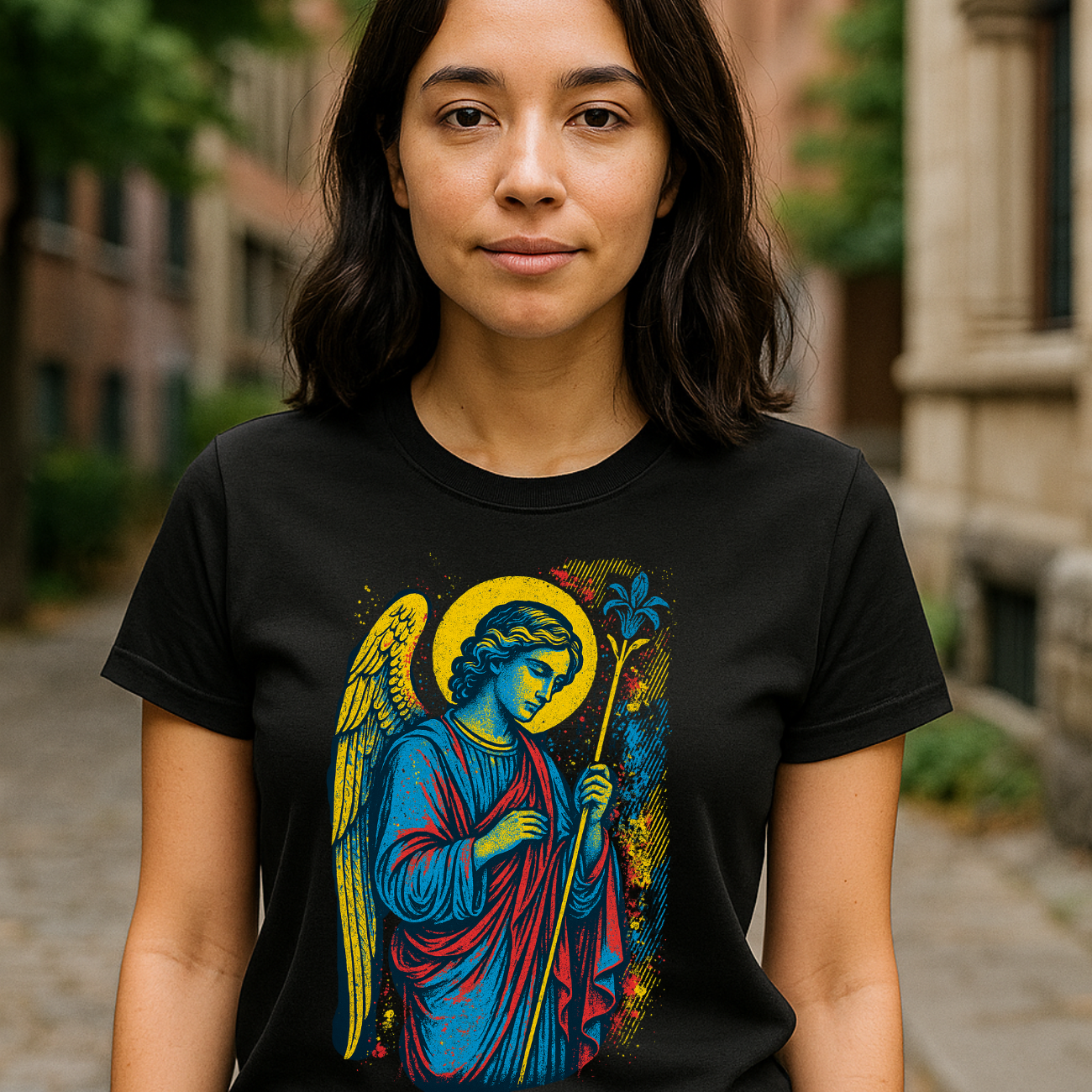 Camiseta Feminina Algodão Básica São Gabriel